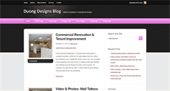 Desktop Screenshot of blog.duongdesigns.com