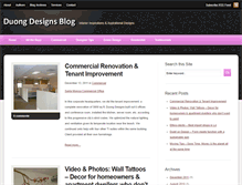 Tablet Screenshot of blog.duongdesigns.com