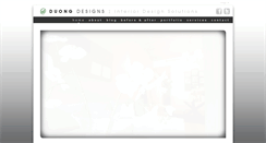 Desktop Screenshot of duongdesigns.com