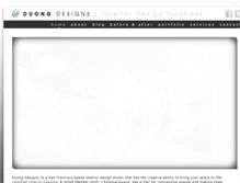 Tablet Screenshot of duongdesigns.com